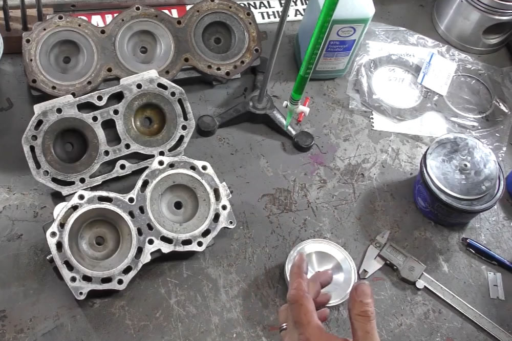 Article How To CC a 2 Stroke cylinder head on a pwc atv dirt or snow engine