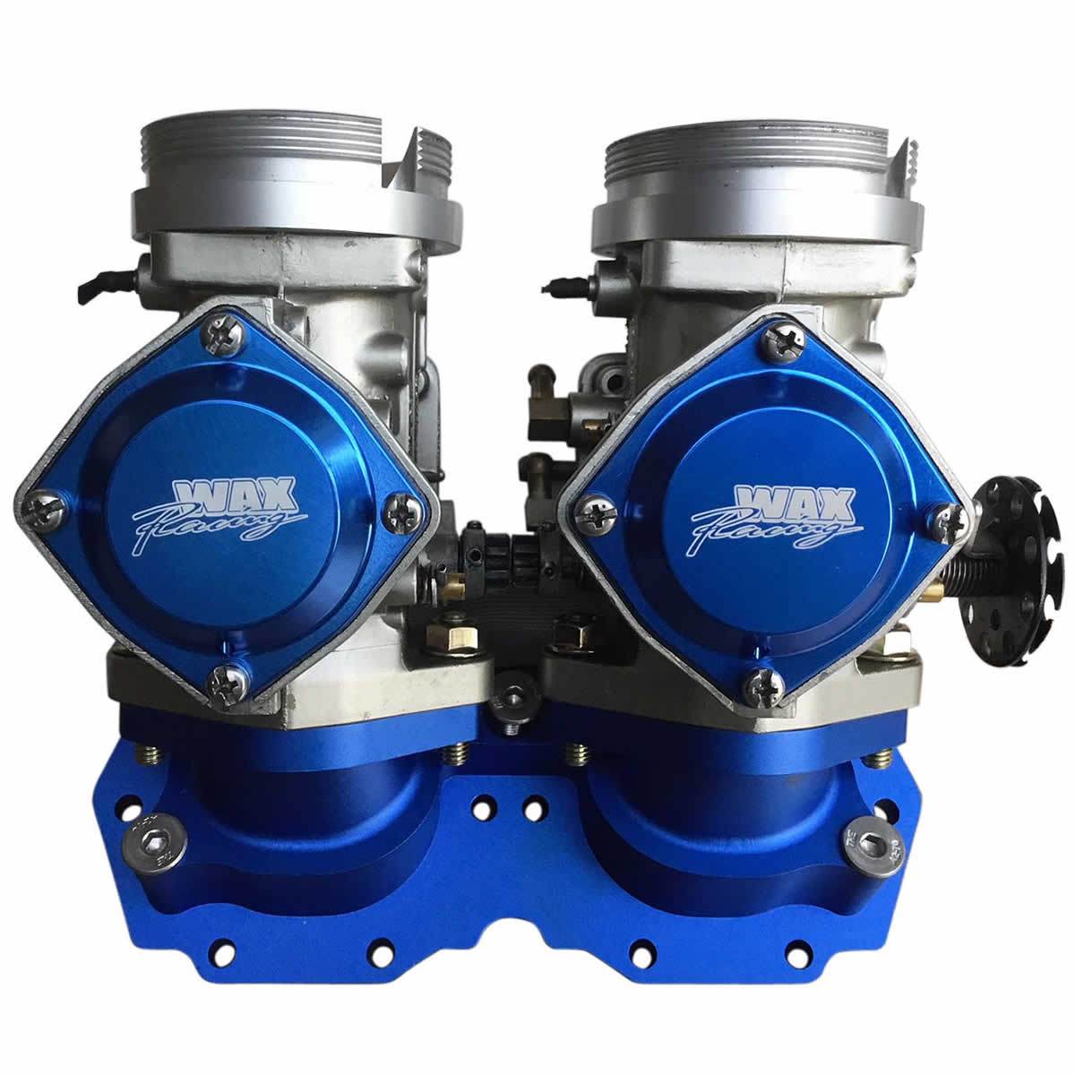 Wax Racing Products Mikuni Carb Cover Plates for Kawasaki 440/550 ...